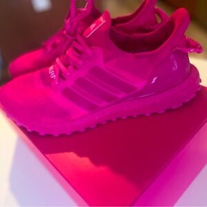 Adidas Pink Athletic Shoes with Boost Technology